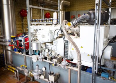 Biogasaggregat zur Erzeugung von Strom und Wärme